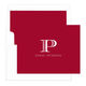Striped Initial Folded Note Cards Image 8 of 8